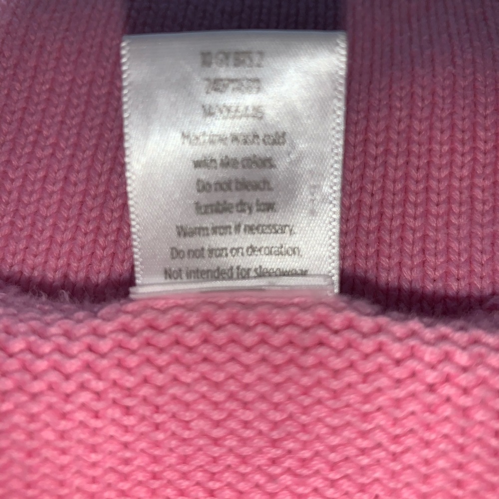Gymboree Dress Pink Cotton Argyle Motif Sweater Dress - Picture 6 of 6